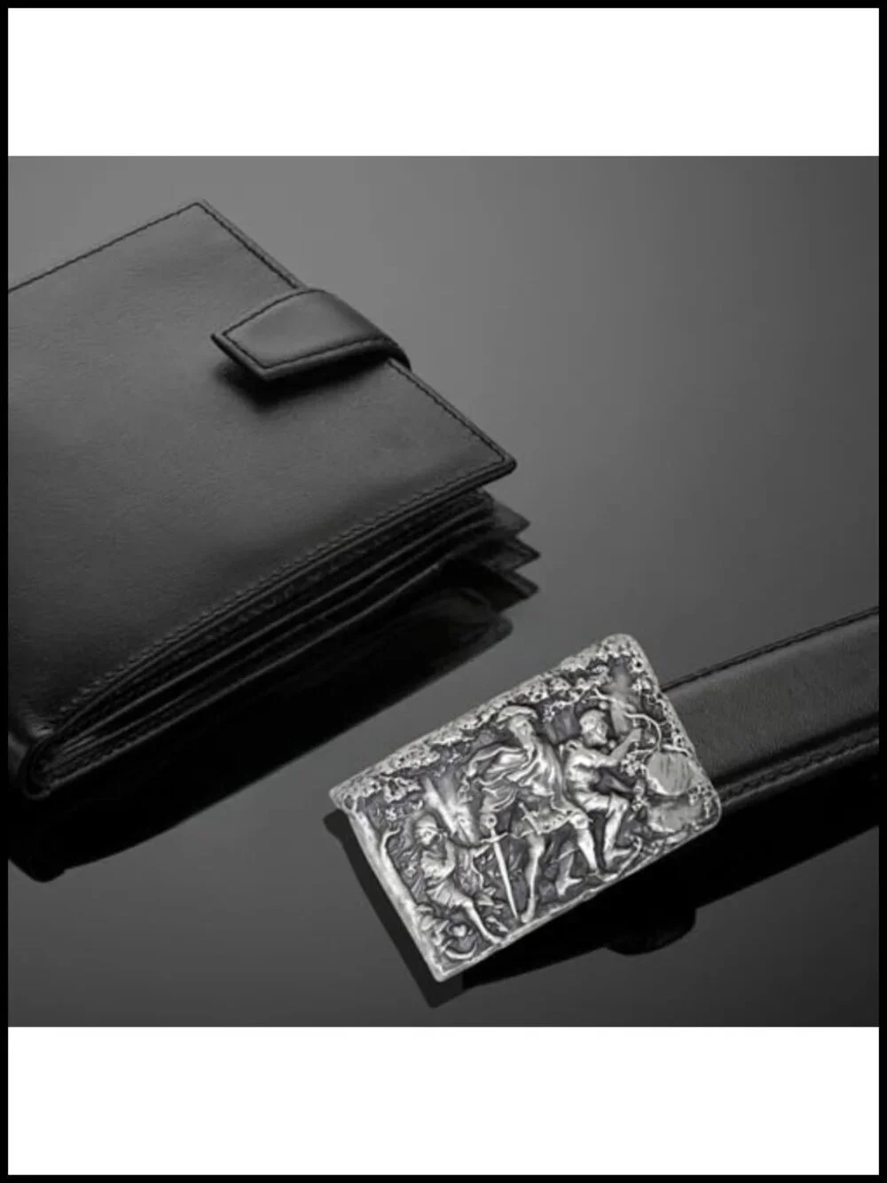 Medieval Pewter Belt Buckle for Men Women Handcrafted USA Fits Standard Belt